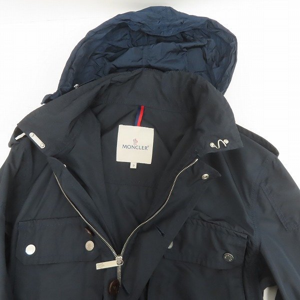 ☆MONCLER/モンクレール ERMITE M-65 フード付き ナイロン ミリタリー 