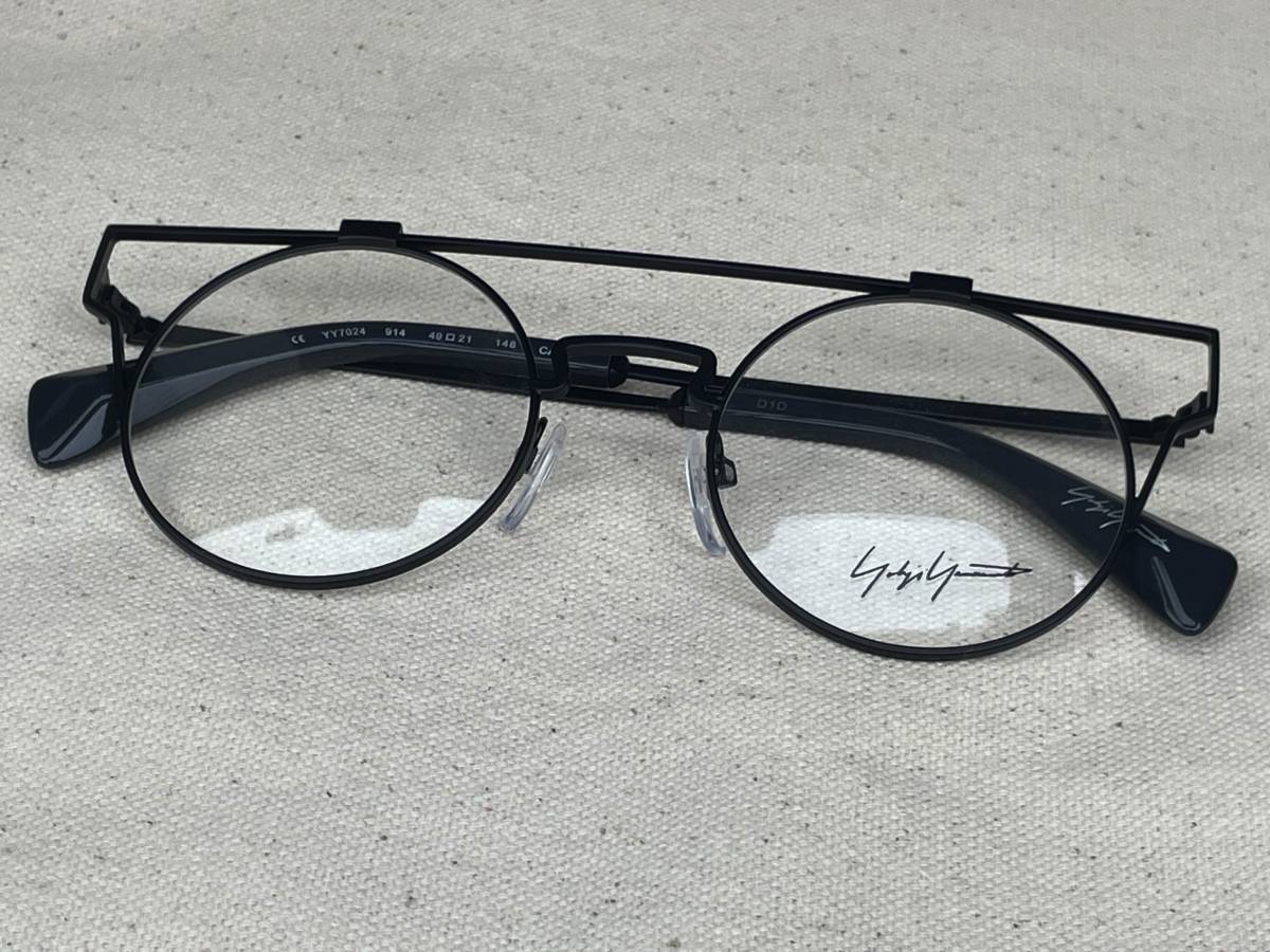 新品 定価39,600円 yohji yamamoto ヨウジヤマモト メガネ 7024 