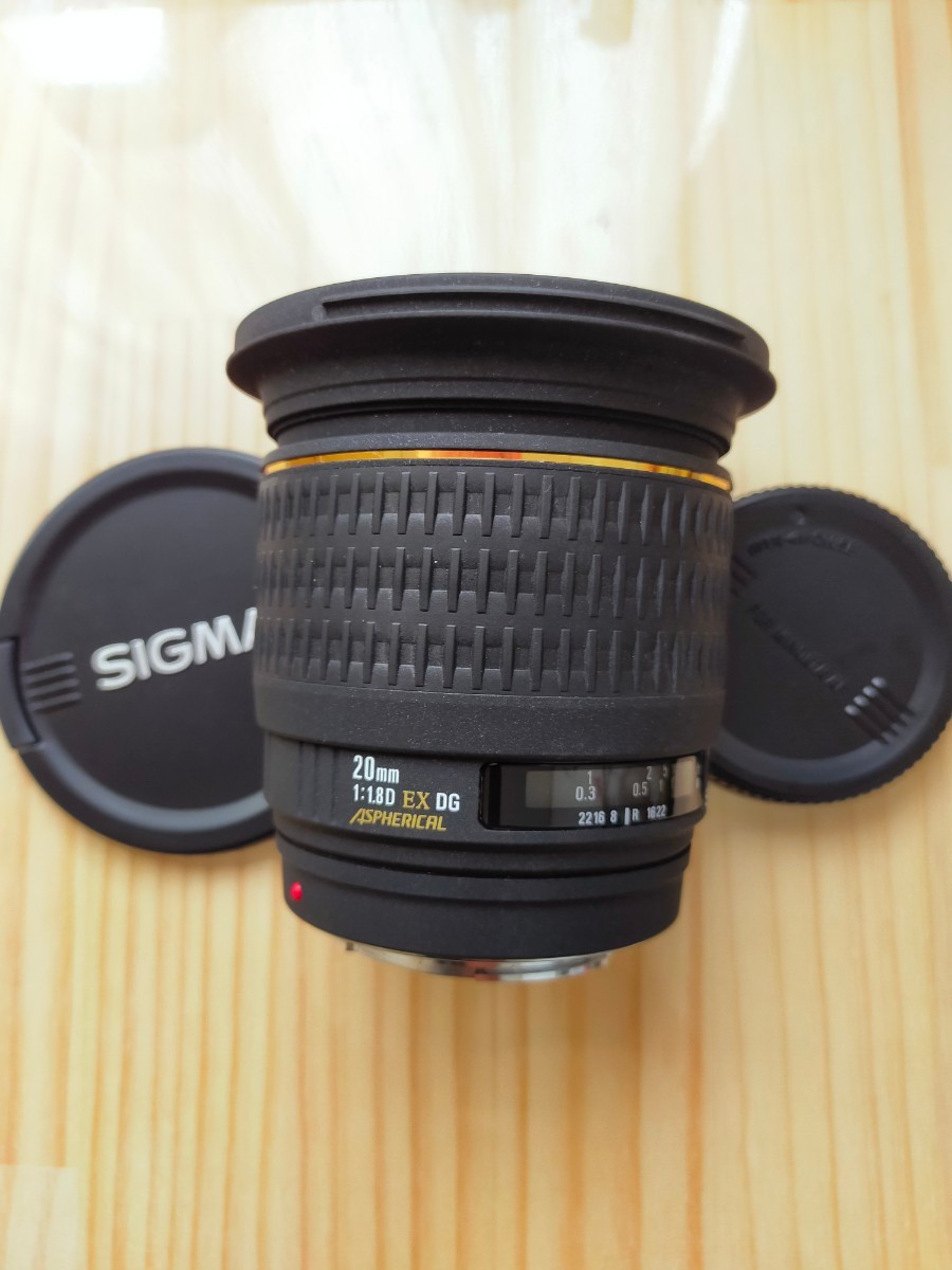 ☆美品☆ SIGMA シグマ 20mm F1.8 EX DG ASPHERICAL RF ソニー ミノルタ 用