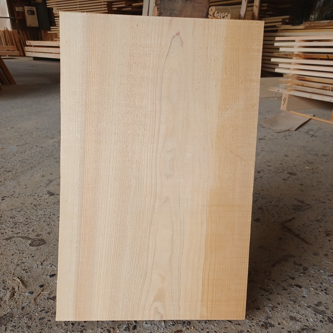 A-1359【50×31.2～34×3.6cm】 国産ひのき 片耳付板 テーブル まな板