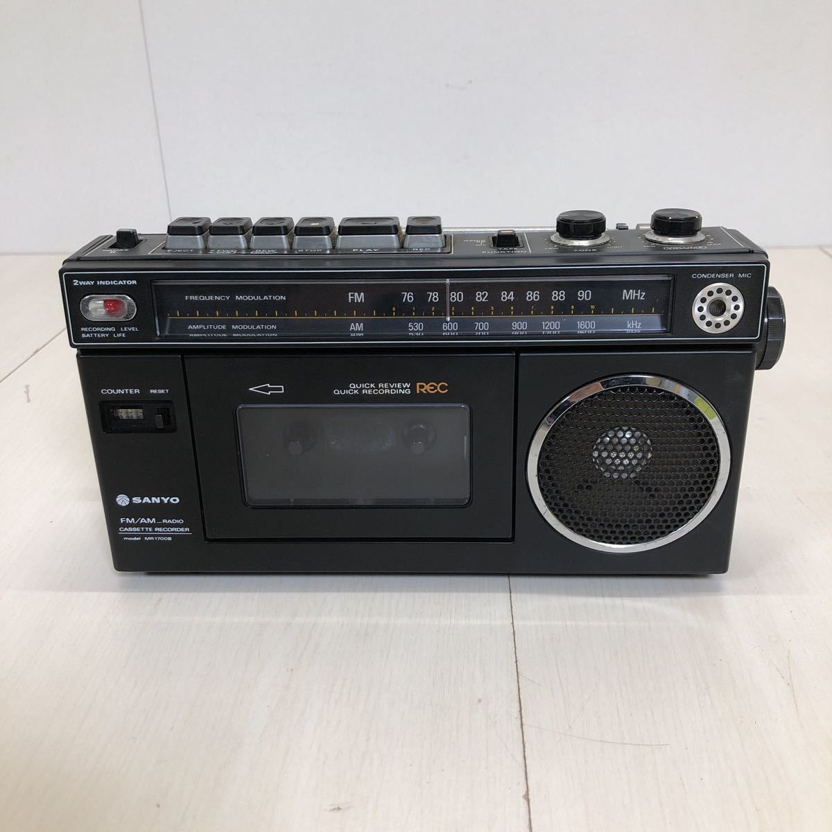 SANYO カセットレコーダー昭和レトロ　希少　0120o75 SANYO カセットレコーダー昭和レトロ 希少 0120o75 【公式通販】 ポータブルプレーヤー
