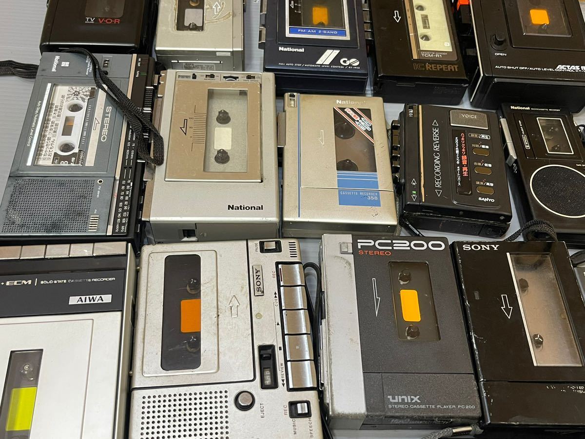 ポータブル4台セット SONY aiwa Panasonic Stereo Cassette Panasonic
