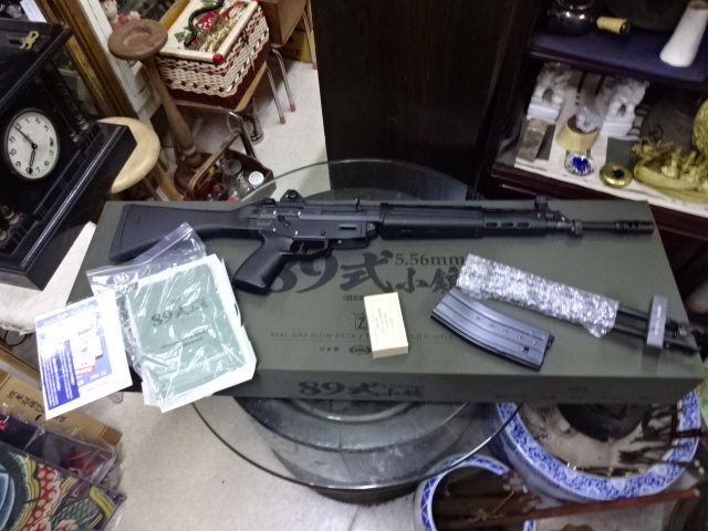 89式 小銃 ガスブローバック カスタム 銃剣 箱付き 東京マルイ 89式