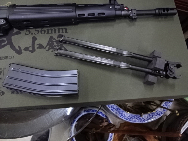 89式 小銃 ガスブローバック カスタム 銃剣 箱付き 東京マルイ 89式