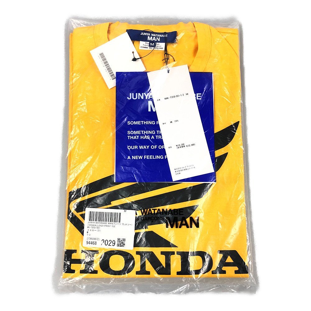 ギャルソン JUNYA WATANABE MAN 23SS WK-T018-051-1-3 M HONDA ホンダ 
