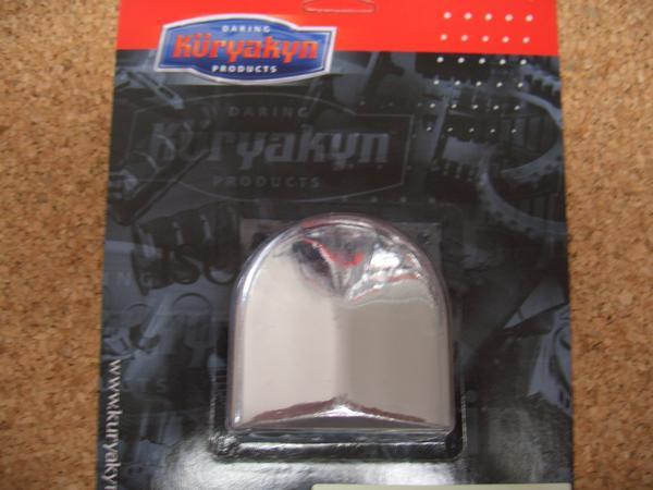 kuryakyn・ハーレー1987～1999年リア用クロームキャリパーカバー　1293 ハーレー エボリューション・ソフテイル パーツ