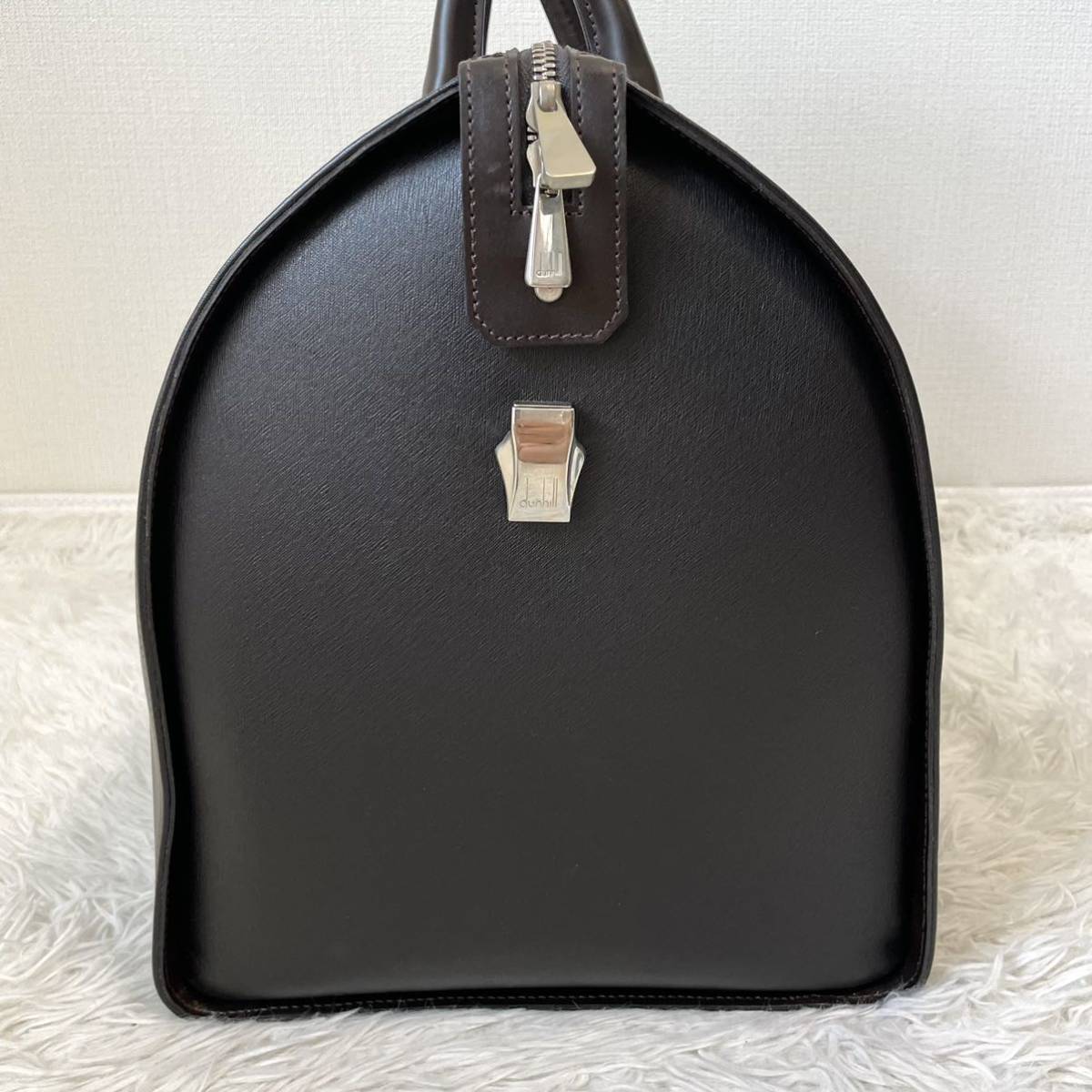 未使用タグ付き】 ダンヒル/dunhill ボストンバッグ 2way ショルダー 