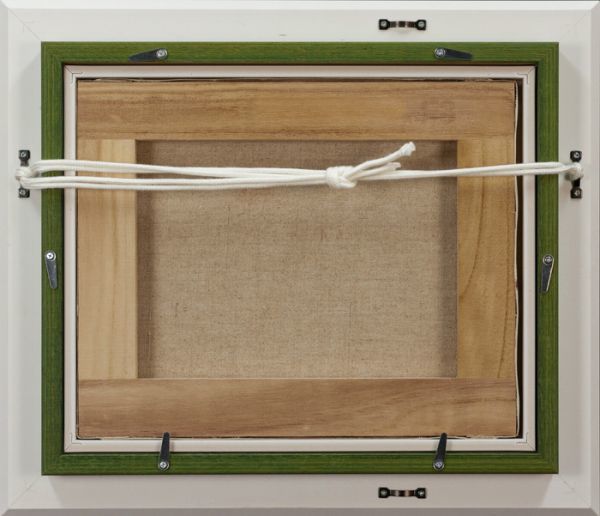 お分かりの方へ！ 作者不明】油彩 肉筆『Mt FUJI』表サイン F3号 額装