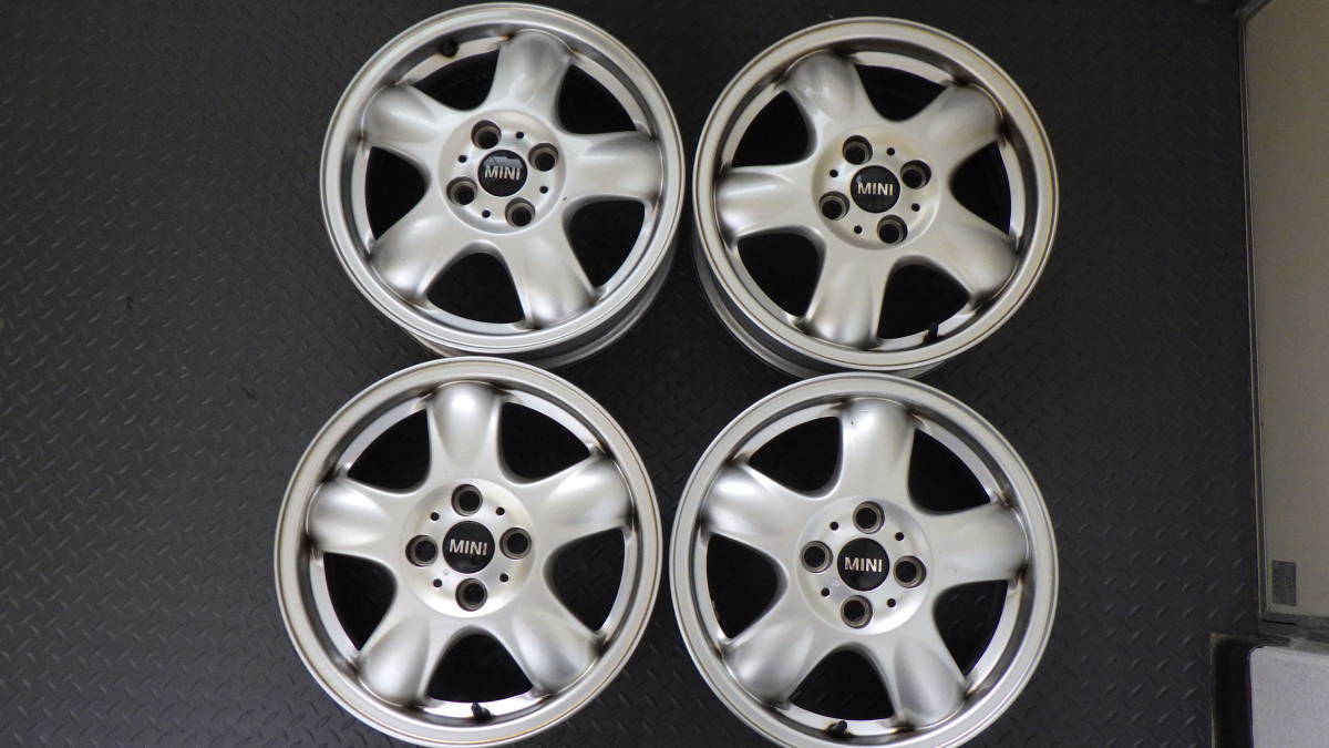 送料無料】MINI純正ホイール ミニクーパー 15インチ 15×5.5J +45 PCD; 送料無料】MINI純正ホイール ミニクーパー 15インチ 15×5.5J +45 PCD;