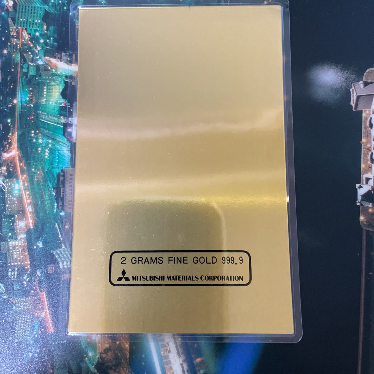 純金カード1 三菱マテリアル 2g 999.9 【公式通販】