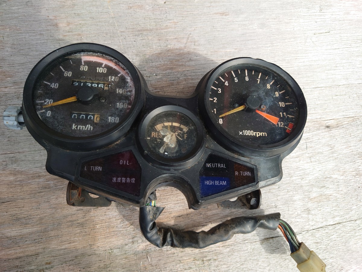 CBX400F 1型 NC07 メーター 当時物 ホンダ CBX400F 1型 スピードメーター CBX550F CBX400F CBX550F
