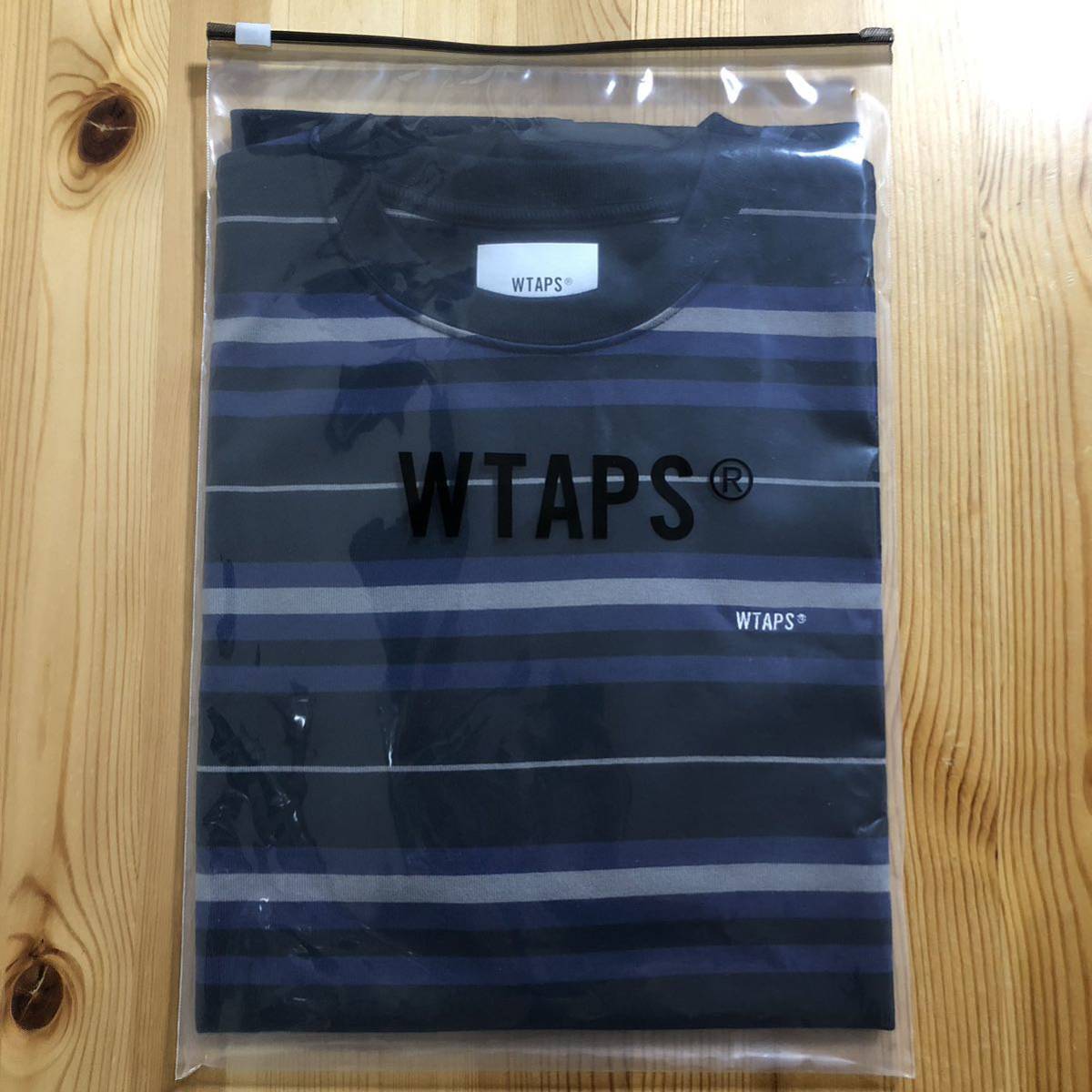 WTAPS 23SS BDY 02 LS TEXTILE SIGN L ネイビー WTAPS 23SS BDY 02 LS