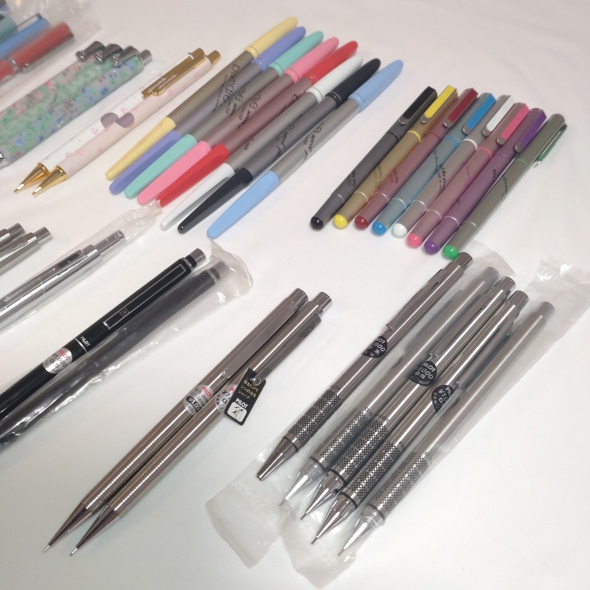 1円〜】PILOT パイロット シャーペン 万年筆 ボールペン 80本セット