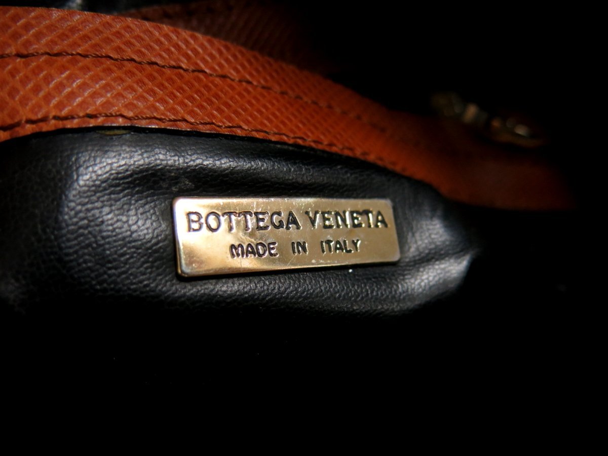 美品○BOTTEGA VENETA ボッテガ ヴェネタ○マルコポーロ○PVC カーフ 