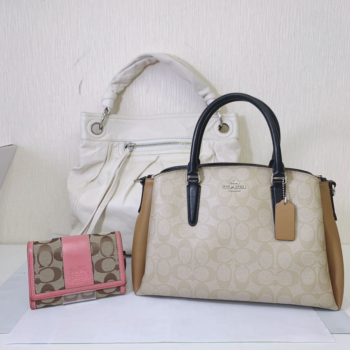 【極美品・袋付き】コーチ　ホーボー　クロワッサン　オールレザー　ワンショルダー ワンショルダーバッグ COACH コーチ レザー 本革 coach レザーの通販