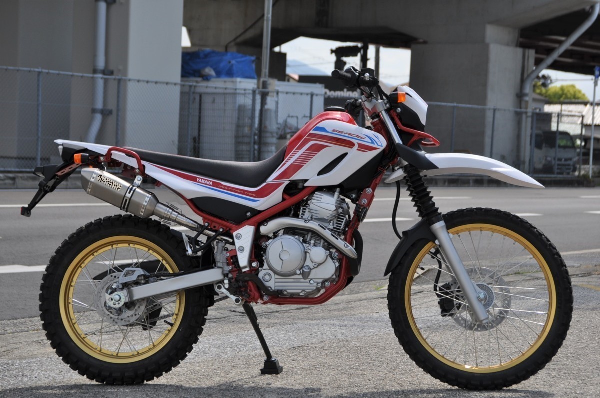 SECRET SPEED☆ヤマハ セロー250 XT250X スリップオンマフラー