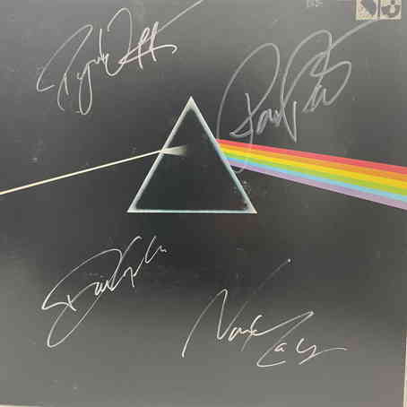ピンク・フロイド 直筆サイン入りレコード LP PINK FLOYD Nick Mason