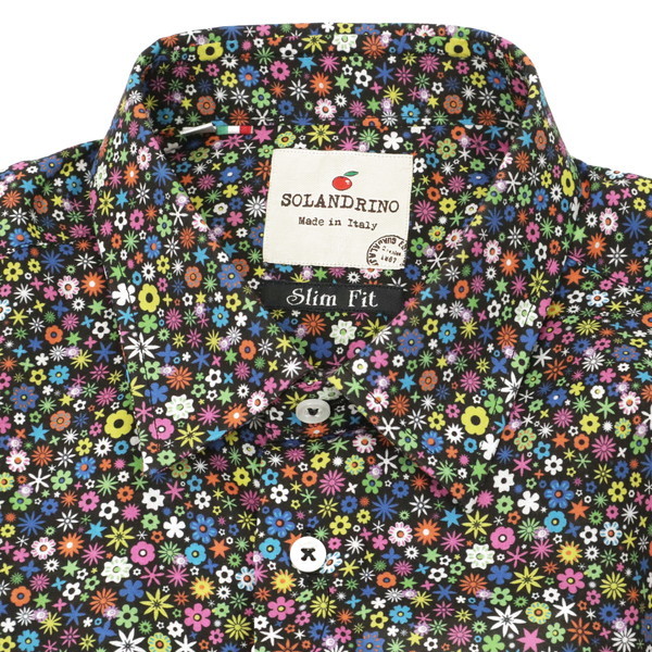 80%OFF 新品 ソランドリーノ SOLANDRINO シャツ 41 HSH46 Lサイズ 