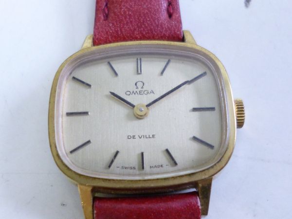 OMEGA De Ville スクエア ゴールド レディース腕時計 831 OMEGA De Ville スクエア ゴールド レディース腕時計 831
