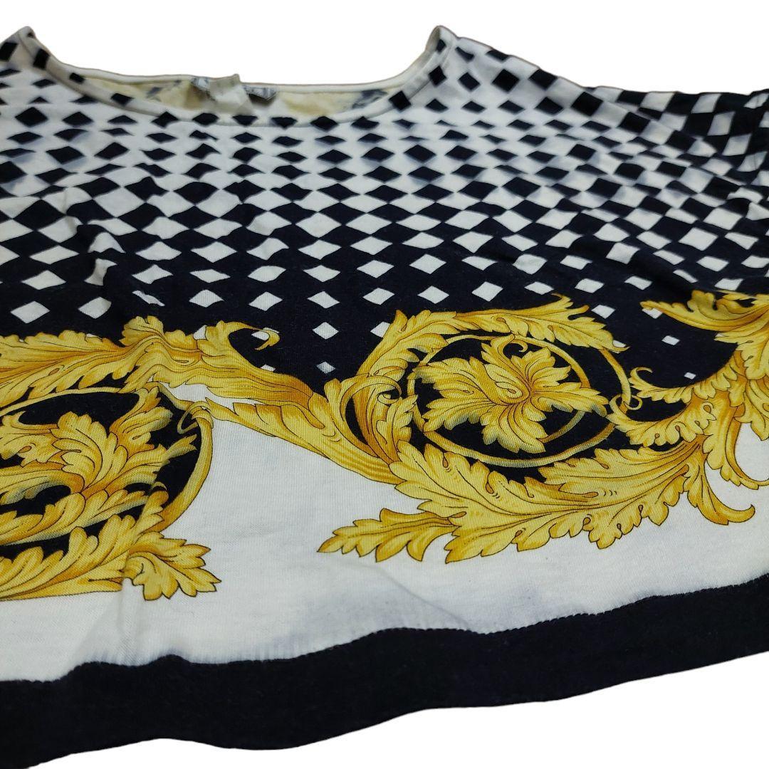 VERSACE ヴェルサーチ チビTシャツ バロック 総柄 限定SALE，定番
