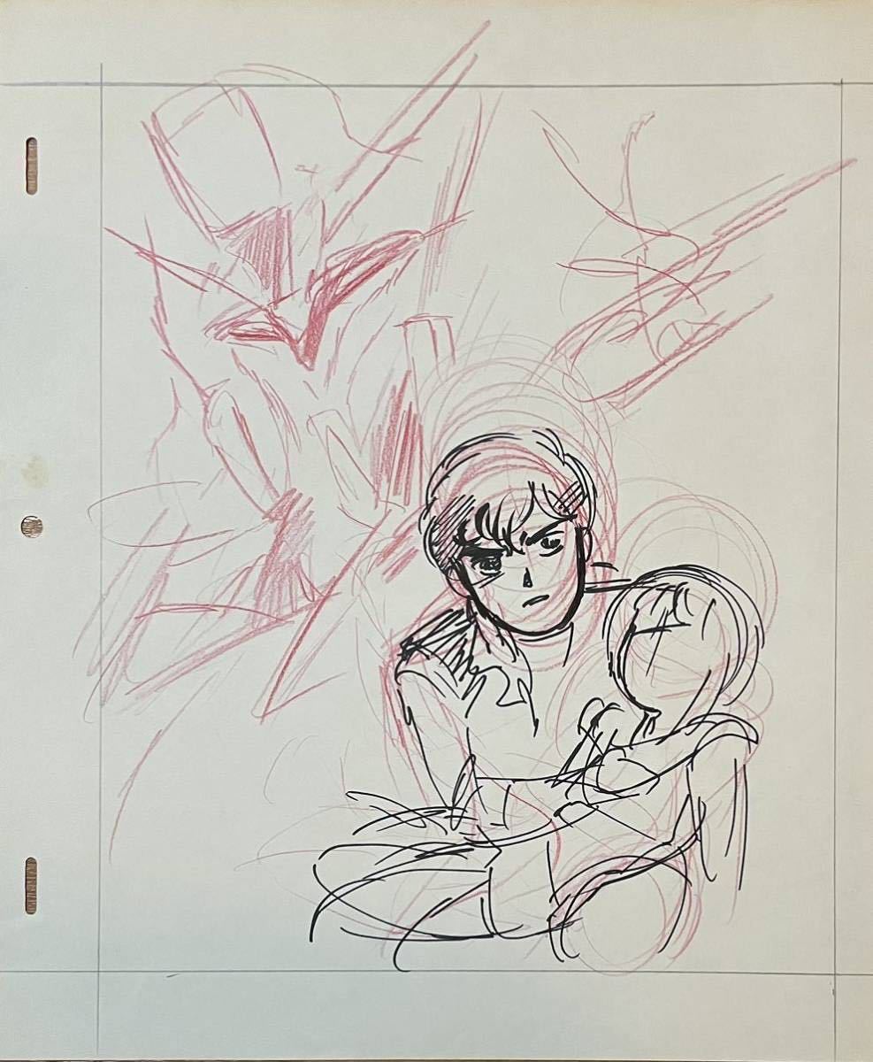 機動戦士ガンダムZZ 版権ラフ原画 其の1 北爪宏幸 アニメージュ