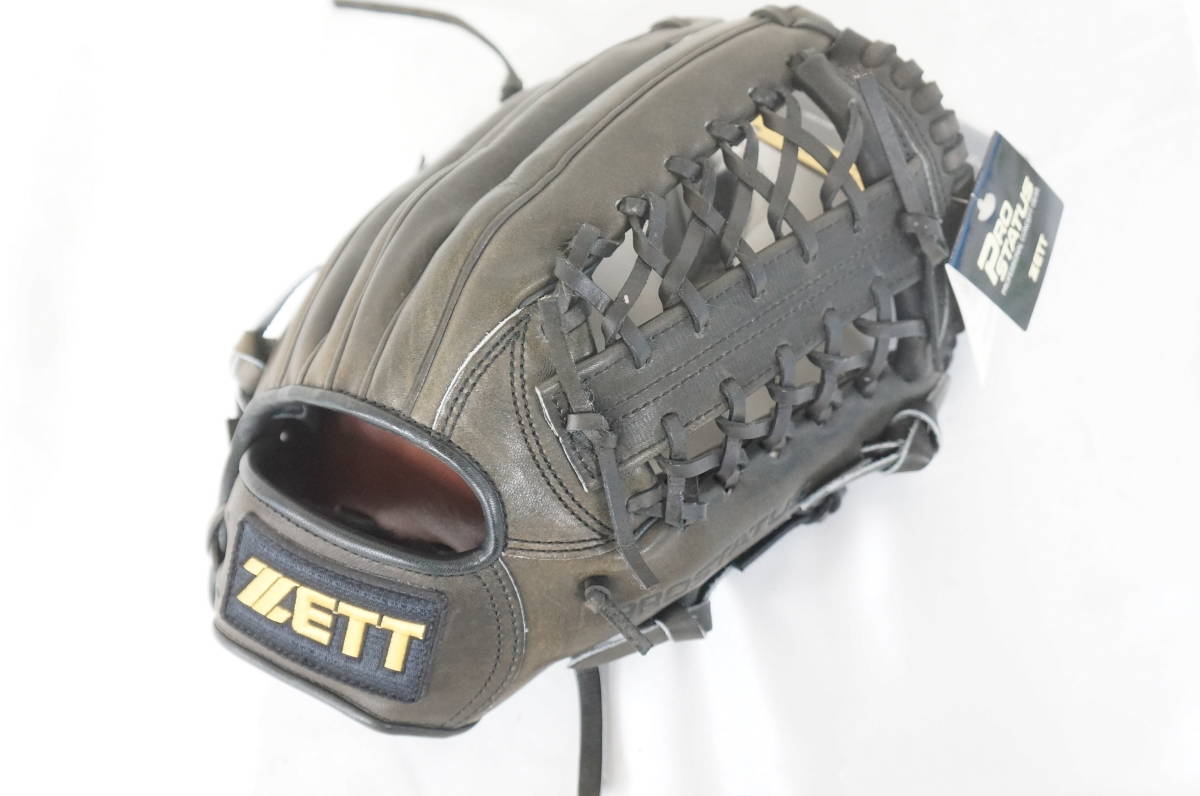⑤ ZETT ゼット PRO STATUS BPG55 硬式 三塁手 右投用 LHサイズ 野球 グローブ タグ付き 0606268011