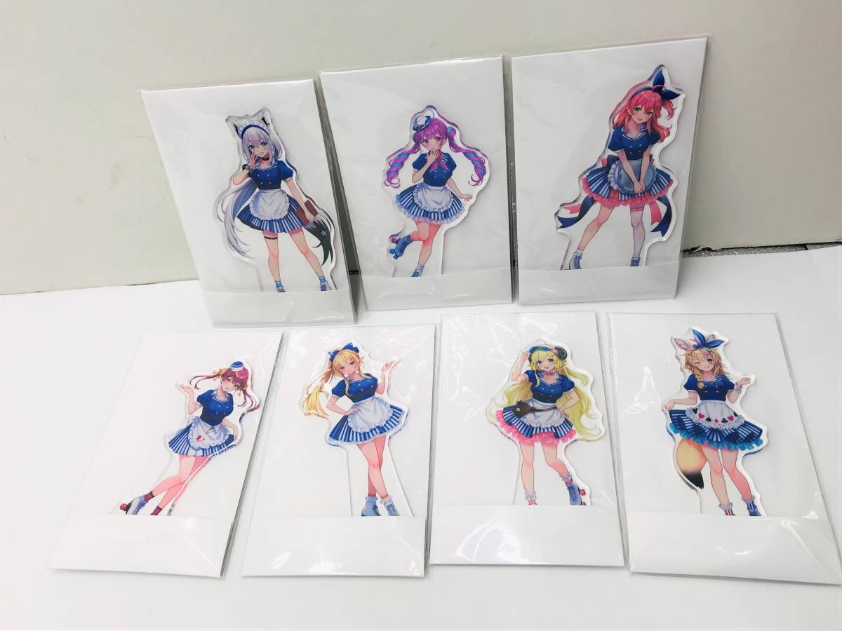 ホロライブ×ローソン アクリルスタンド 7体コンプセット 宝鐘マリン 湊