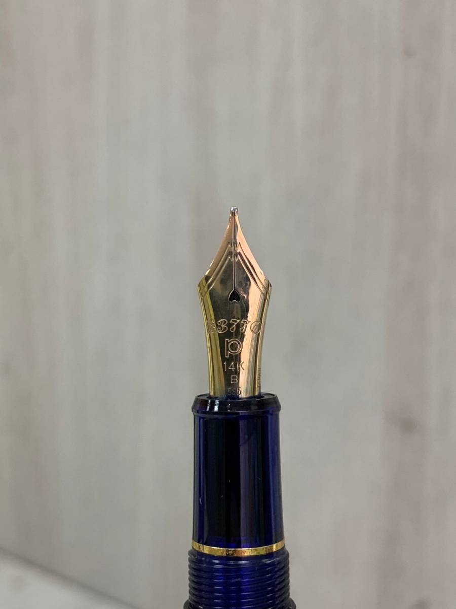 筆記未確認プラチナ 万年筆 センチュリー ♯3776 14K インク切れ