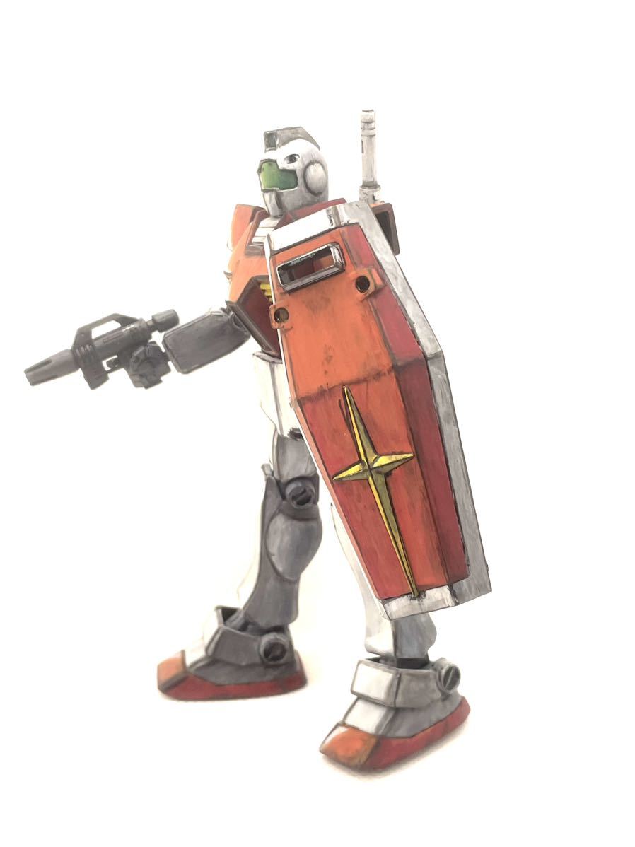 HGUC ジム イラスト風塗装 ガンダム プラモデル ガンプラ HG バンダイ
