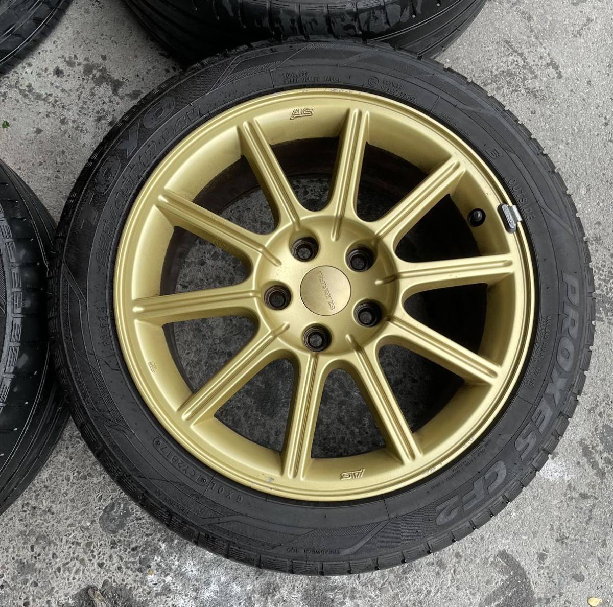 スバル インプレッサ WRX GDB STIIホイール 17インチ7.5J53 インプレッサ WRX STI GDB純正 ホイール 17インチ 8J +53 PCD114.3 5穴