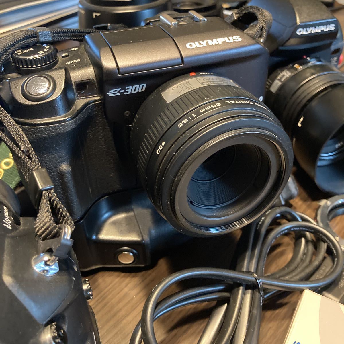 OLYMPUS オリンパス E-1 E-300 E-3 レンズ8本 その他セット(オリンパス 