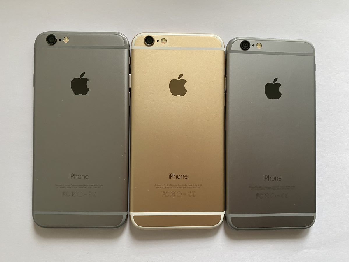 ジャンク iPhone 6 A1586 3台セット 16GB ロックOFF 利用制限〇 ジャンク iPhone 6 A1586 3台セット 16GB ロックOFF 利用制限〇