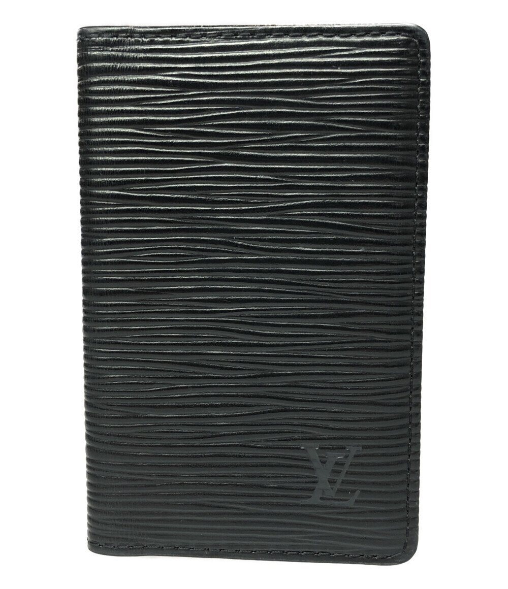ルイヴィトン カードケース ポシェット カルト ヴィジット M56572 エピ クリールブラック ノワール [0803初]