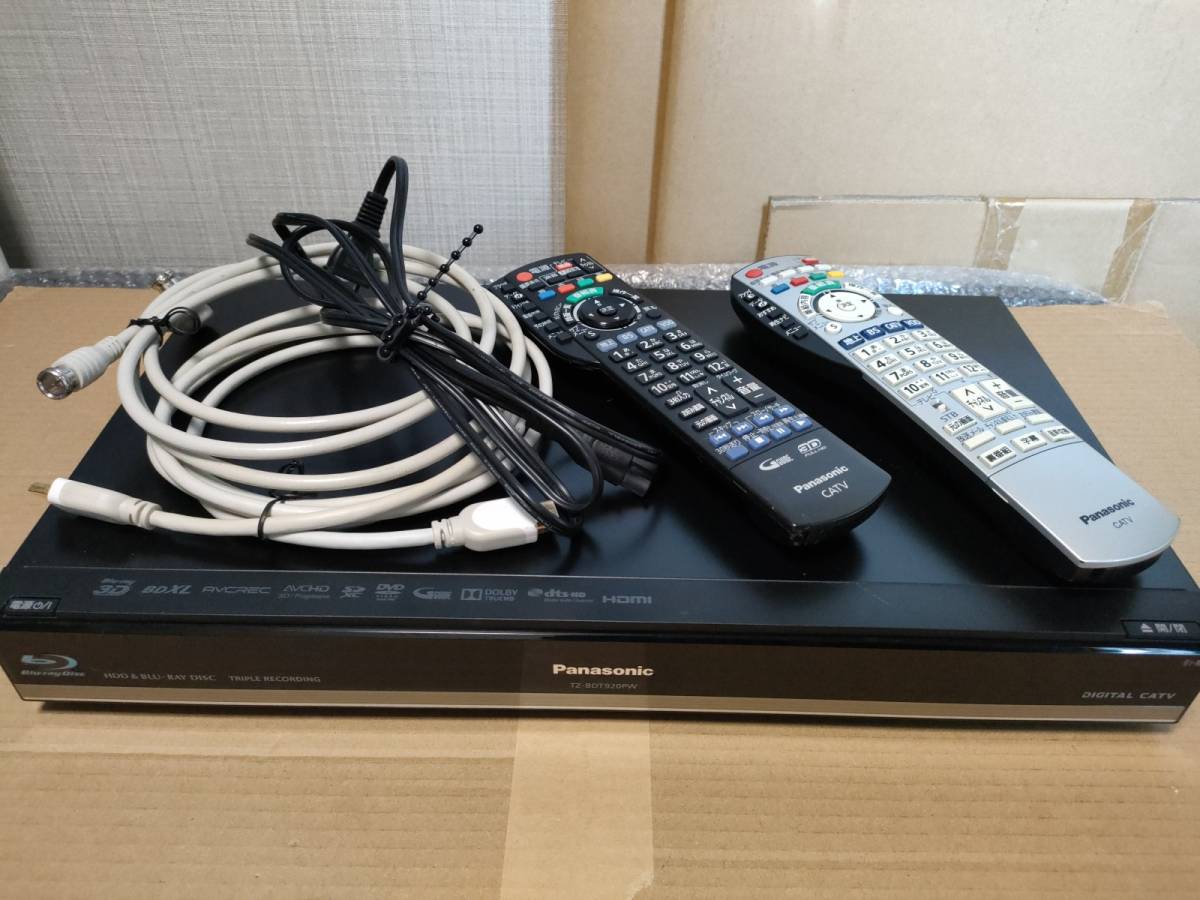 レコーダー Panasonic CATV STB TZ-BDT920PW 主な仕様 | TZ レコーダー Panasonic CATV STB TZ-BDT920PW 主な仕様 | TZ