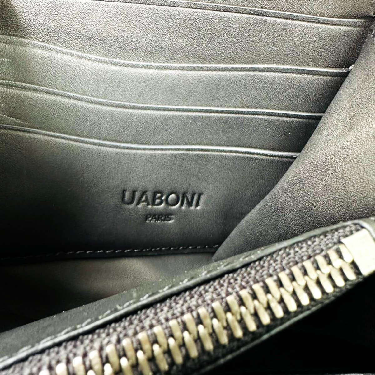 絶賛 限定EU製＆定価68万◇UABONI*アリゲーター・ラウンドファスナー長 