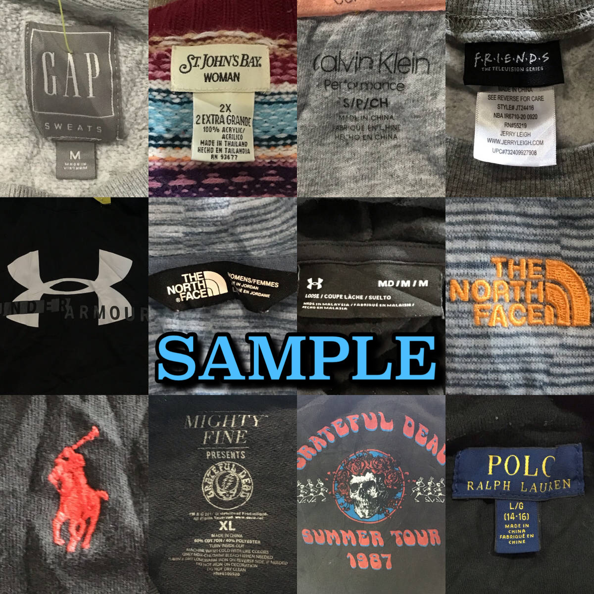 T728】☆ブランド多め☆ アメリカ古着卸オススメLADIES TOPS MIX超大量 
