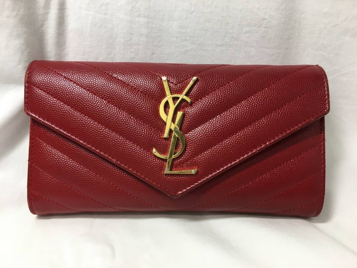 GIU31803 中古品 Yves Saint Laurent イブサンローラン 長財布