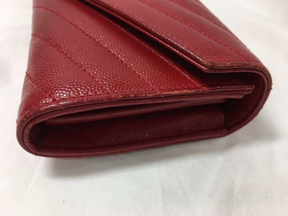 GIU31803 中古品 Yves Saint Laurent イブサンローラン 長財布 