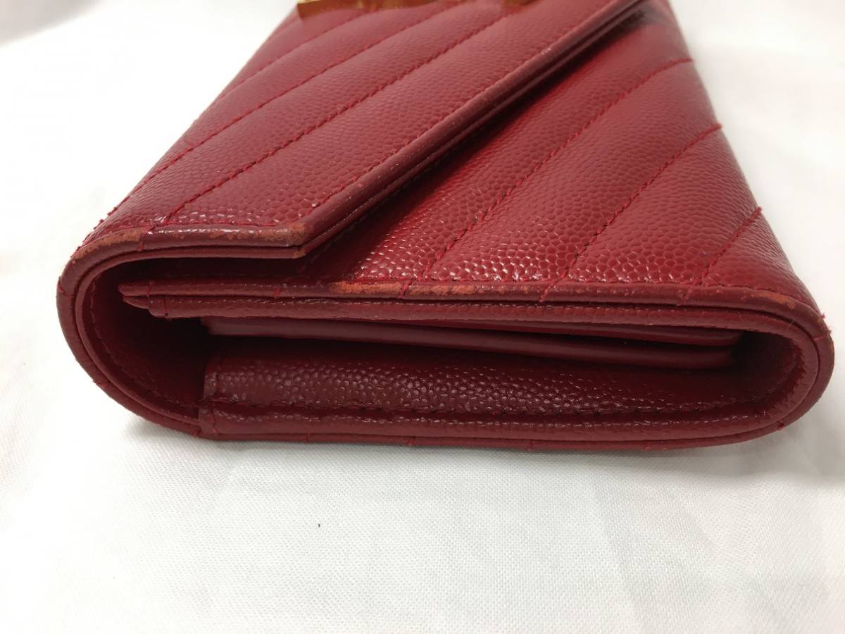 GIU31803 中古品 Yves Saint Laurent イブサンローラン 長財布