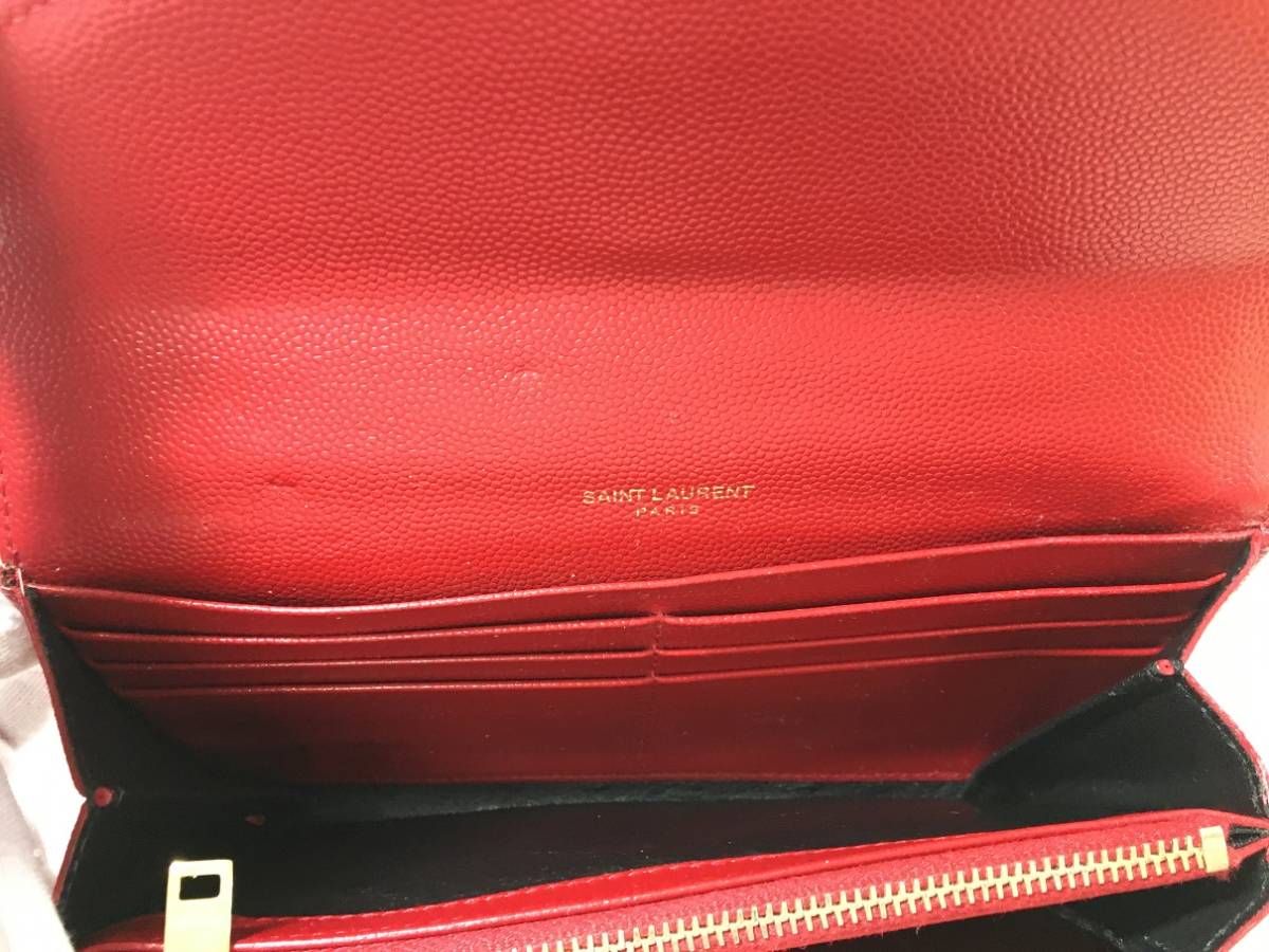 GIU31803 中古品 Yves Saint Laurent イブサンローラン 長財布