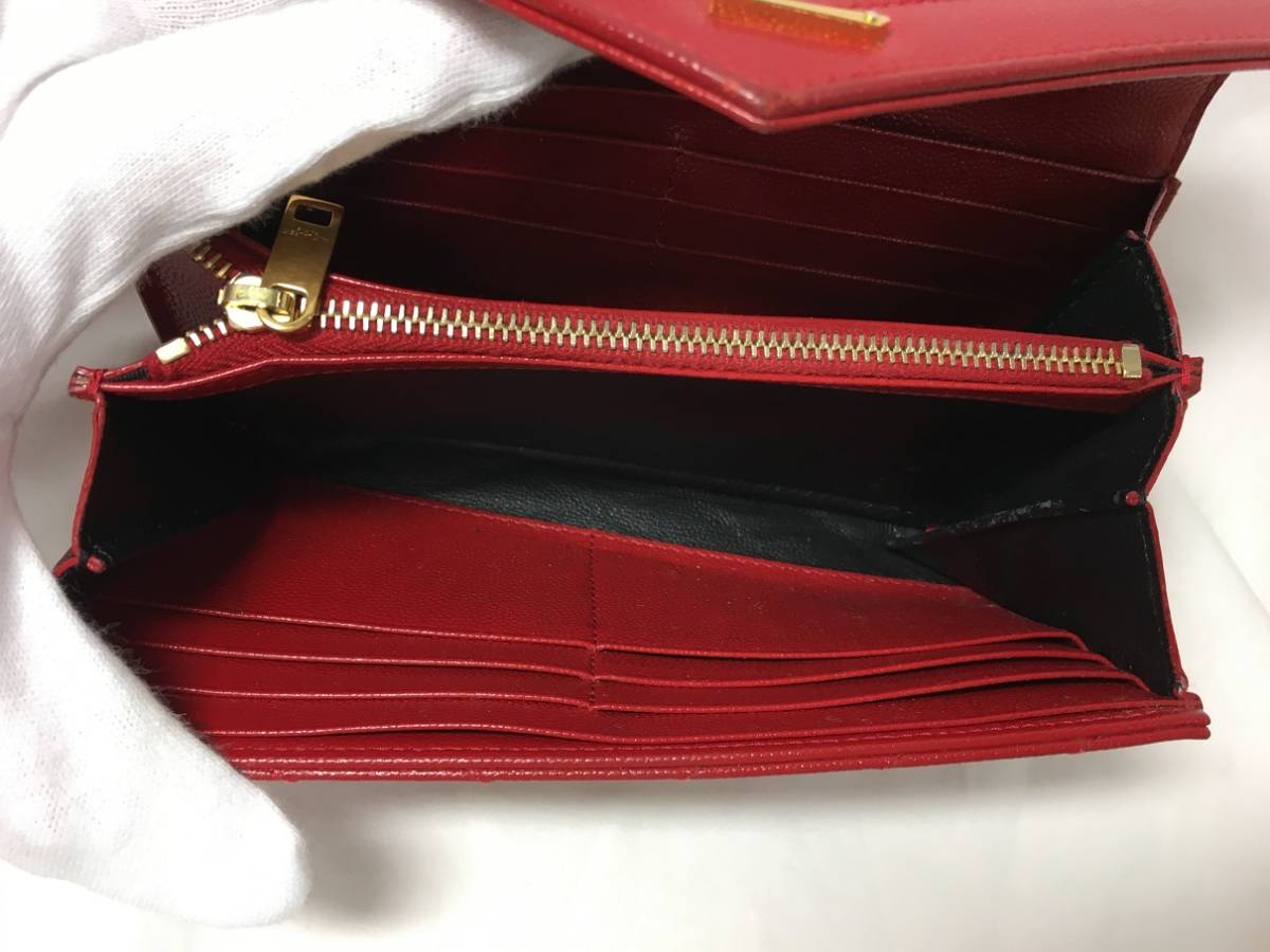 GIU31803 中古品 Yves Saint Laurent イブサンローラン 長財布
