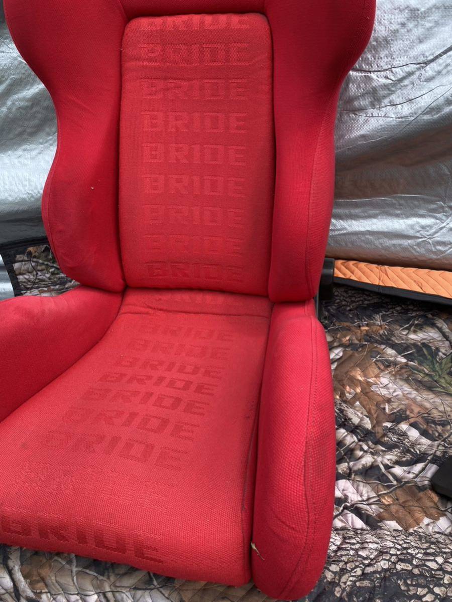 BRIDE BRIDE 赤 セミバケットシート ブリックス ブリッド セミバケ