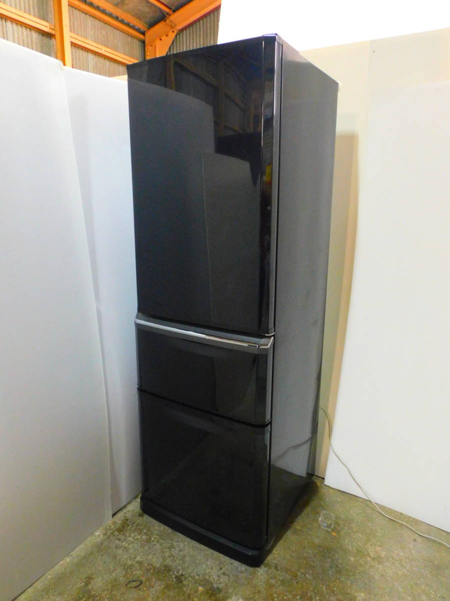 m399 MITSUBISHI 三菱 ノンフロン冷凍冷蔵庫 MR-C37X-B 370L 3ドア 