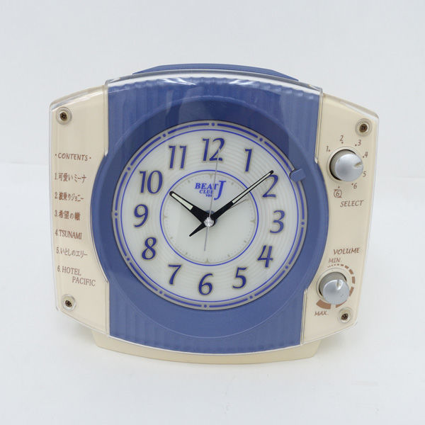 サザン6曲メロディーアラーム付きSEIKO目覚まし時計 目覚まし時計