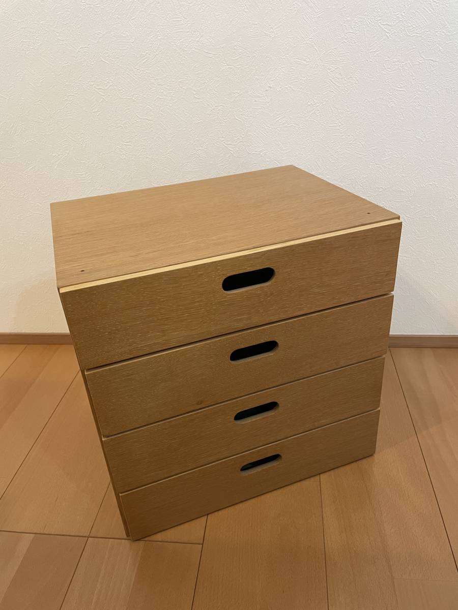 無印良品 スタッキングチェスト・引出し・4段 MUJI スタッキング