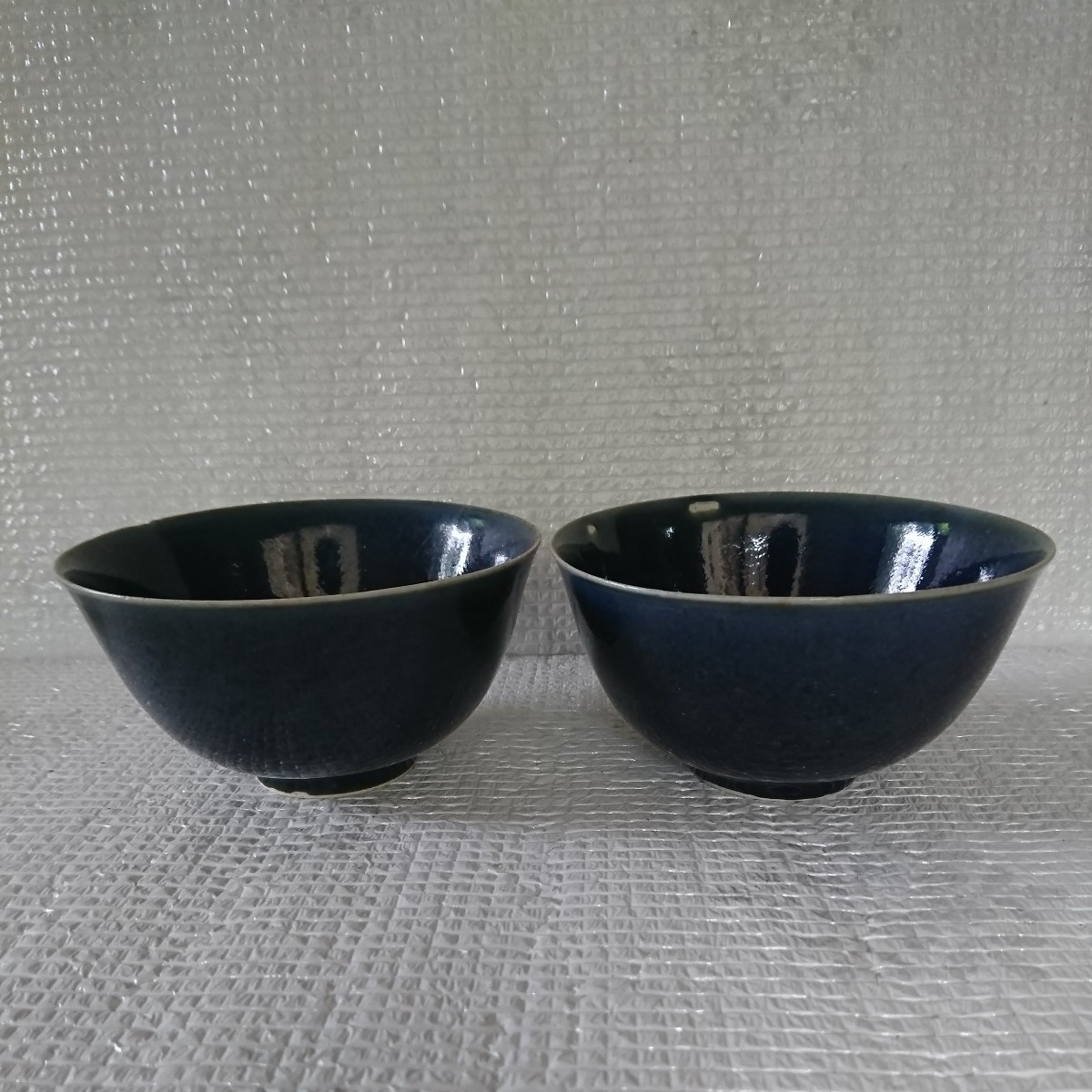 古伊万里 染付 蓋物 古美術 骨董 古伊万里 染付 蓋茶碗 蓋物 微塵