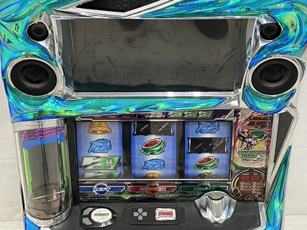 エウレカセブン2フルオート付き不要機付き設定キードアキー 引取限定】エウレカセブン2 スロット台 パチスロ実機 コイン不要機
