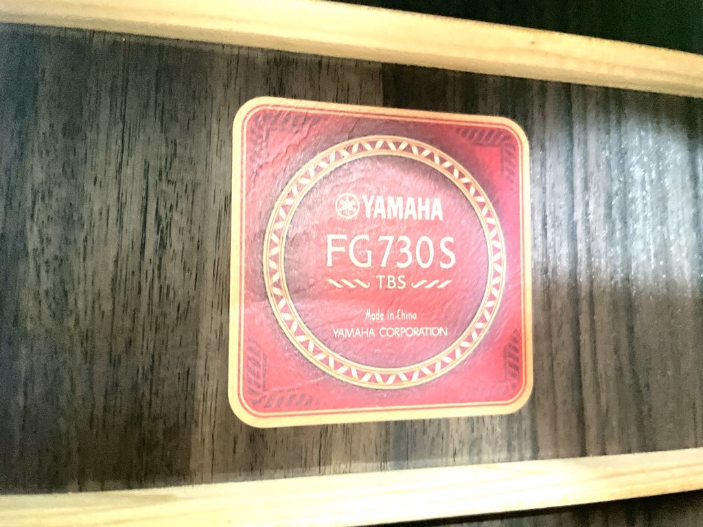 2564☆YAMAHA ヤマハ FG730S TBS アコースティックギター ケース付き