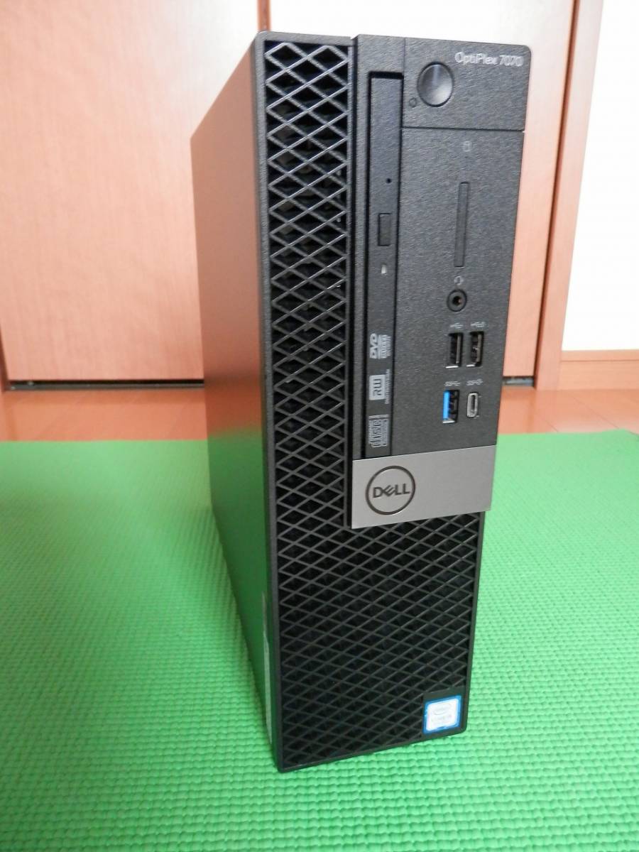 DELL OPTIPLEX 7070 第9世代 Celeron G4930 3.20GHz メモリ8GB SSD128GB 動作品ですが不具合あり