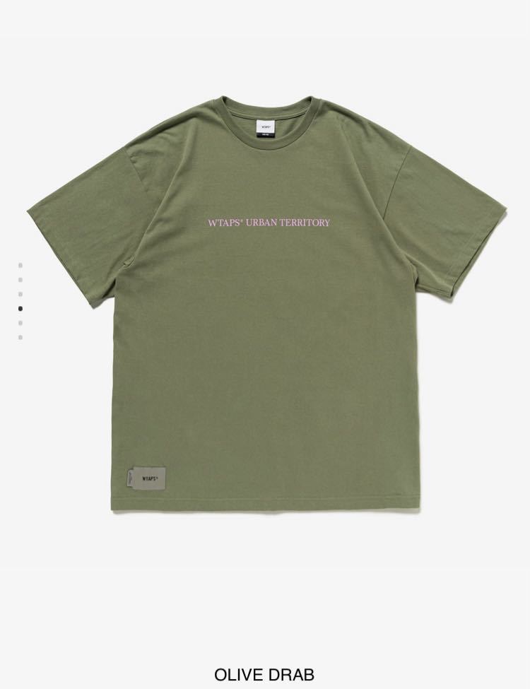 【送料無料】WTAPS 02 Mサイズ WUT SS COTTON OLIVE 半袖Tシャツ ダブルタップス オリーブ 23ss SNEAKコレクション